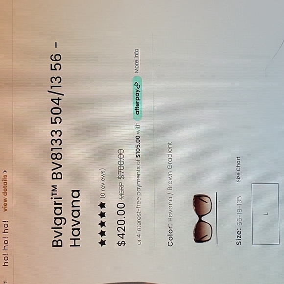 Bvlgari  Havana sunglasses - Picture 10 of 10